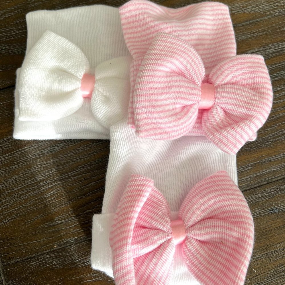 3 Preemie Hats